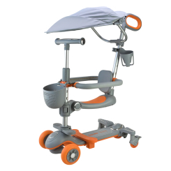 Самокаты - Самокат Extreme motion детский 2 в 1 серый (SC822/1)