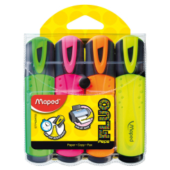 Набор текст-маркеров Maped Fluo Peps Classic 4 цвета (MP.742547)