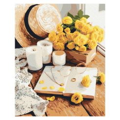 Товары для рисования - Картина по номерам Brushme Цветочная книга (BS51336) Товары для рисования - Картина по номерам Brushme Цветочная книга (BS51336)