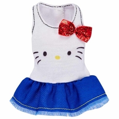 Одежда и аксессуары - Хитовый топ Barbie Hello Kitty Платьице с красным бантом (FLP40/FLP45)