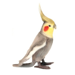 М'які тварини - Мʼяка іграшка Hansa Папуга сіра 23 см (4806021964705) М'які тварини - Мʼяка іграшка Hansa Папуга сіра 23 см (4806021964705)