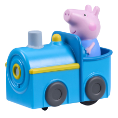 Фигурки персонажей - Игровой набор Peppa Pig Голубой поезд (124605)