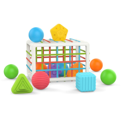 Розвивальні іграшки - Сортер Iggy Ziggy Куб з фігурками (3858894673025)