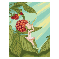 Товари для малювання - Картина за номерами Brushme Малинова пісня (KBS0117)