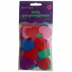 Аксесуари для свят - Набір для декорування Apli Krapli Серця (2252539376011) Аксесуари для свят - Набір для декорування Apli Krapli Серця (2252539376011)