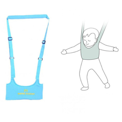 Манежі, ходунки - Дитячі віжки-ходунки Walking Assistant Moby Baby Блакитний (n-1010)