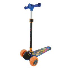Самокати - Самокат Країна Іграшок триколісний синій з помаранчевими колесами (SC2532/2)