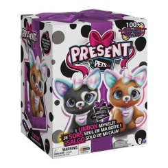 М'які тварини - М'яка іграшка-сюрприз Spin master Present pets інтерактивна (6059159)