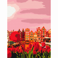 Товары для рисования - Картина по номерам Brushme Красные краски Амстердама (RBS1010)