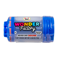 Набори для ліплення - Маса для ліплення Wonder factory Світ кольору та форми синя (595120/6)