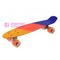 Скейтборди - Скейт Shantou Jinxing синьо-помаранчево-жовтий (SC17052/SC17052-4)