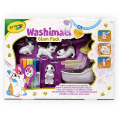 Набори для творчості - Набір для творчості Crayola Washimals Гламурні улюбленці з ванною (74-7453)