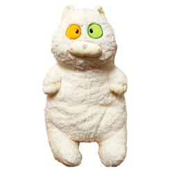 Мягкие животные - Мягкая игрушка Shantou Jinxing Толстый кот белый 60 см (K15215/3)