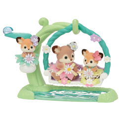 Фигурки животных - Игровой набор Sylvanian Families Малыши Оленята с цветочными качелями (5801) Фигурки животных - Игровой набор Sylvanian Families Малыши Оленята с цветочными качелями (5801)