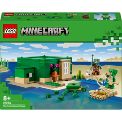 Конструкторы LEGO - Конструктор LEGO Minecraft Пляжный дом в форме черепахи (21254)