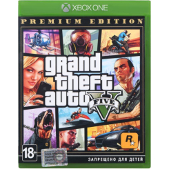Товари для геймерів - Гра консольна Xbox One Grand Theft Auto V Premium Edition (5026555360005)