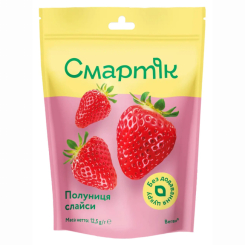 Сладости - Фруктовый снек Smaty Клубника сублимированная кусочки (4820211260453)
