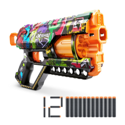 Помпова зброя - Швидкострільний бластер X-Shot Skins Griefer Graffiti (36561G)