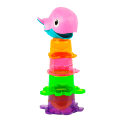 Игрушки для ванны - Пирамидка Bebelino Жители водоемов (57047)