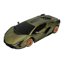 Радиоуправляемые модели - Автомодель Країна Іграшок Lamborghini Sian FKP 37 на радиоуправлении зеленая 1:24 (PM2411 GREEN)