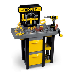 Наборы профессий - Игровой набор Smoby Stanley Jr Мобильная мастерская с инструментами 37 аксессуаров (360317)