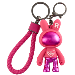 Брелоки - ​Брелок Brelok market Космічний кролик рожевий (2060000020871)