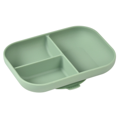Товары по уходу - Тарелка Beaba силиконовая порционная зеленая (913549)