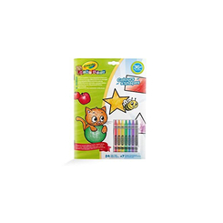 Товари для малювання - Розмальовка Crayola Mini Kids Кольори та форми (25-2727)