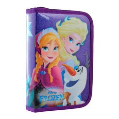 Пеналы и кошельки - Пенал 1 Вересня Frozen одинарный с двумя клапанами твердый (532200)