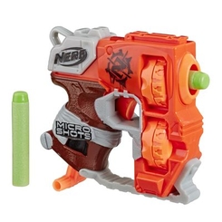 Помповое оружие - Игрушечный пистолет Nerf Micro shots Zombie strike Щелчок ярости (E0489/E3002)