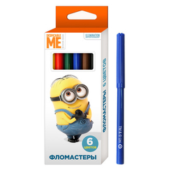 Товари для малювання - Фломастери Перо Despicable Me 6 кольорів (120287)