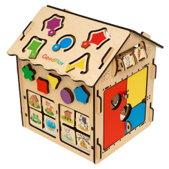 Развивающие игрушки - Развивающая игрушка Good Play Бизидомик Веселые игры (BB-003) Развивающие игрушки - Развивающая игрушка Good Play Бизидомик Веселые игры (BB-003)