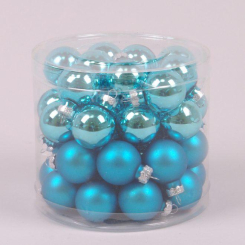 Аксесуари для свят - Кульки скляні Flora D-3 см. 45шт(44550) (MR35685)