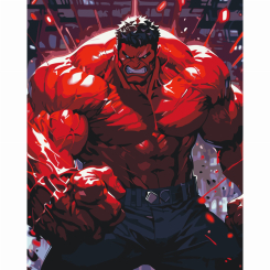 Товари для малювання - Картина за номерами Art Craft Червоний Халк 40 х 50 см (16522-AC) Товари для малювання - Картина за номерами Art Craft Червоний Халк 40 х 50 см (16522-AC)