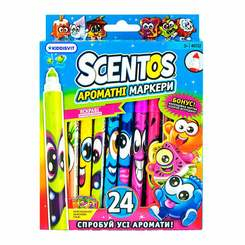 Канцтовары - Набор ароматных маркеров для рисования Scentos Тонкая линия (40722)