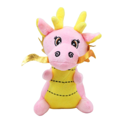 М'які тварини - М'яка іграшка Дракончик рожевий MIC (M16284) (222730)