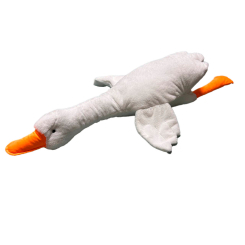 М'які тварини - М'яка іграшка MeriToys Гусак-обіймусь білий 90 см (2050000317149)