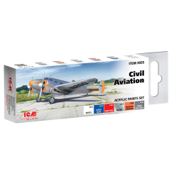 Канцтовари - Набір фарб ІСМ Для цивільної авіації (3055)