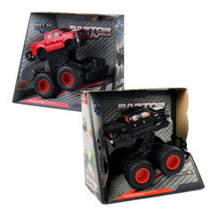 Автомоделі - Іграшкова машина інерційна KLX Джип червоний і чорний (KLX500-97)