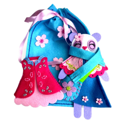 Набори для творчості - Набір для творчості Apli Krapli Зший сам іграшку Одяг та аксесуари Панда (4820198701291) Набори для творчості - Набір для творчості Apli Krapli Зший сам іграшку Одяг та аксесуари Панда (4820198701291)