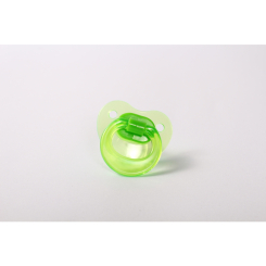 Товари для догляду - Пустушка ТМ Курносики силіконова кругла 12+ м Зелений (7038 12+ зел)