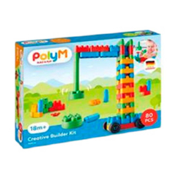 Конструктори з унікальними деталями - Конструктор PolyM Будівельник (760008)