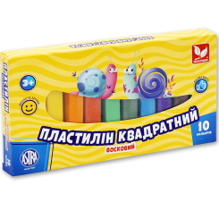 Наборы для лепки - Пластилин восковой Школярик 10 цветов (303115006-UA)