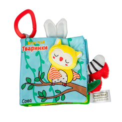 Розвивальні іграшки - Розвиваюча книжка Baby Team Тваринки (8722)