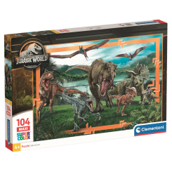 Пазлы - Пазл Clementoni Maxi Jurassic World 104 элемента (23770) Пазлы - Пазл Clementoni Maxi Jurassic World 104 элемента (23770)