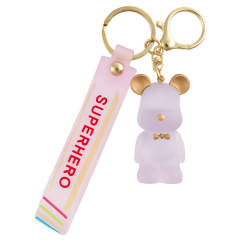 Брелоки - Брелок Brelok market Ведмедик прозорий фіолетовий (2060000021182) Брелоки - Брелок Brelok market Ведмедик прозорий фіолетовий (2060000021182)