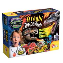 Наукові ігри, фокуси та досліди - Набір для дослідів Lisciani Crazy Science Дракони і динозаври (89390)