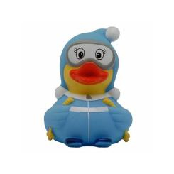 Іграшки для ванни - Каченя гумове LiLaLu FunnyDucks Лижниця L1636