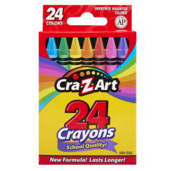 Канцтовары - Мел восковой Cra-Z-Art 24 шт (10201CRA)