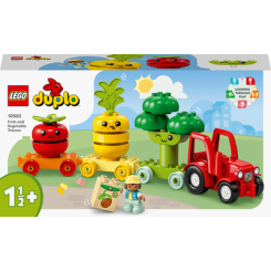 Конструктори LEGO - Конструктор LEGO DUPLO Трактор для вирощування фруктів та овочів (10982)